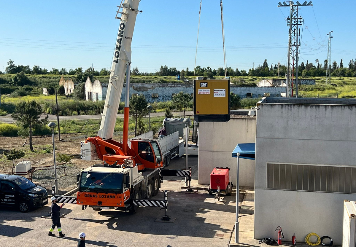 Resuelta satisfactoriamente una avería eléctrica en la estación de bombeo del sector VII