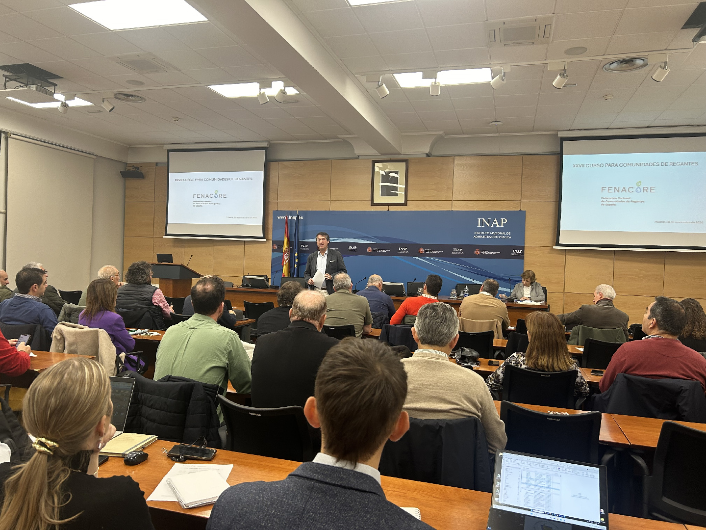Participación en el curso de FENACORE para técnicos de comunidades de regantes