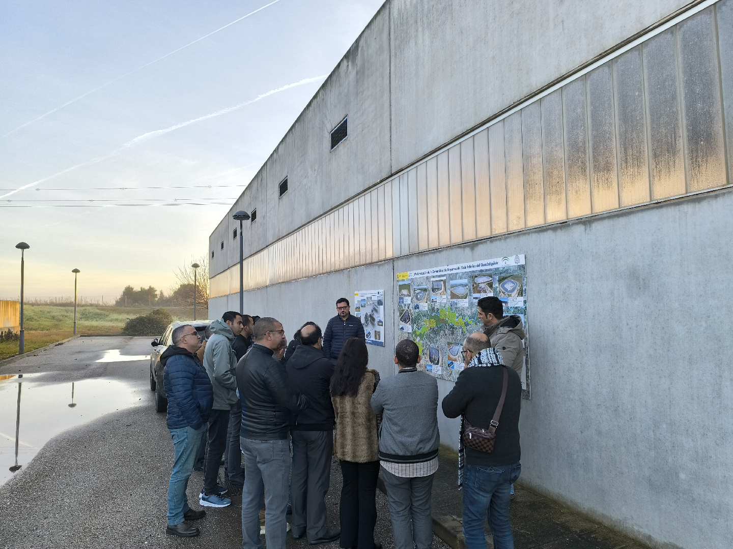 Una delegación del Ministerio de Agricultura de Marruecos visita nuestra Zona Regable