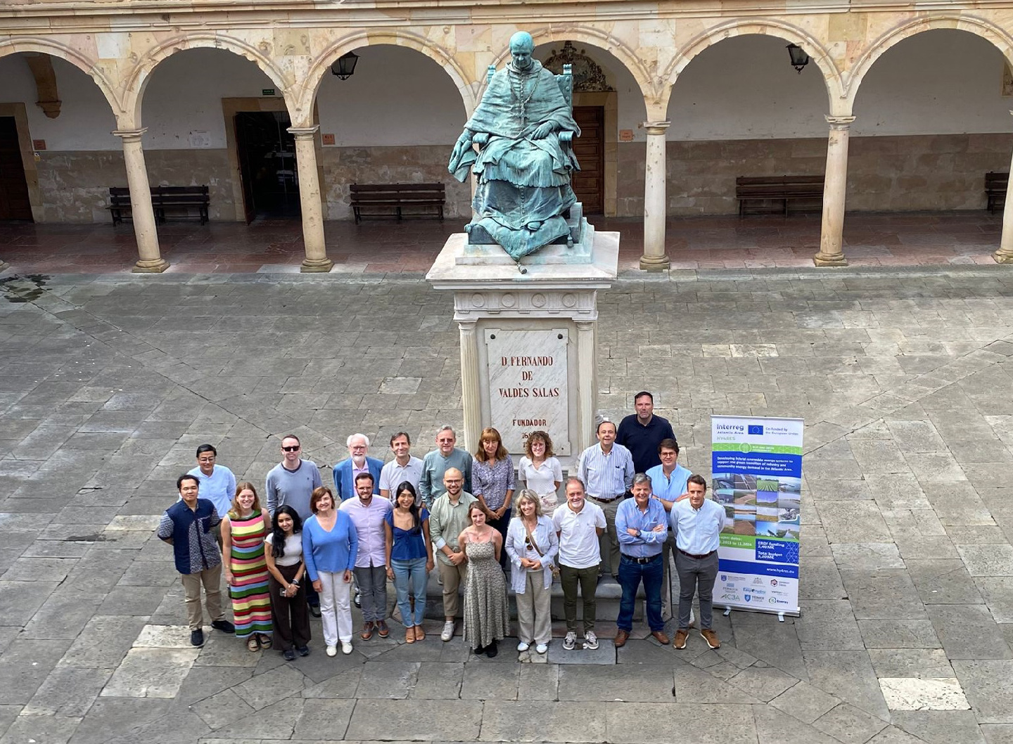 Presentes en el encuentro celebrado en Oviedo de los socios de HY4RES, que promueve el mix energético renovable