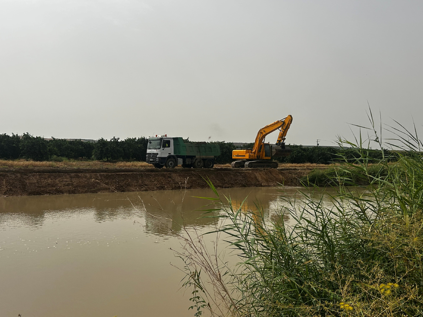 Las obras del recrecido del Canal Común nos obligan a funcionar únicamente con nuestras balsas durante octubre y noviembre