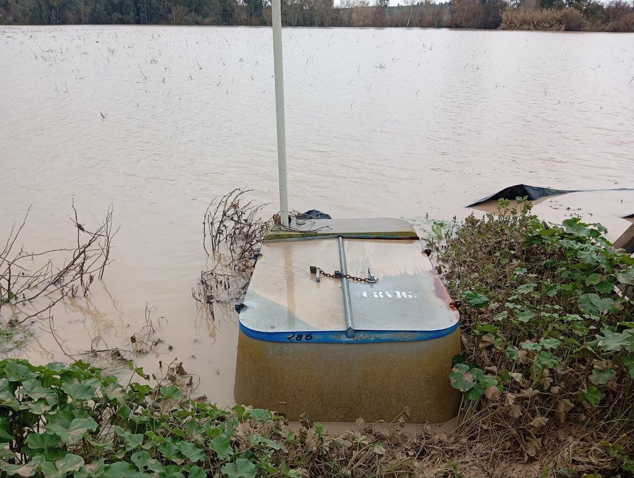 El temporal causó importantes daños en las infraestructuras de riego y energéticas de la Comunidad