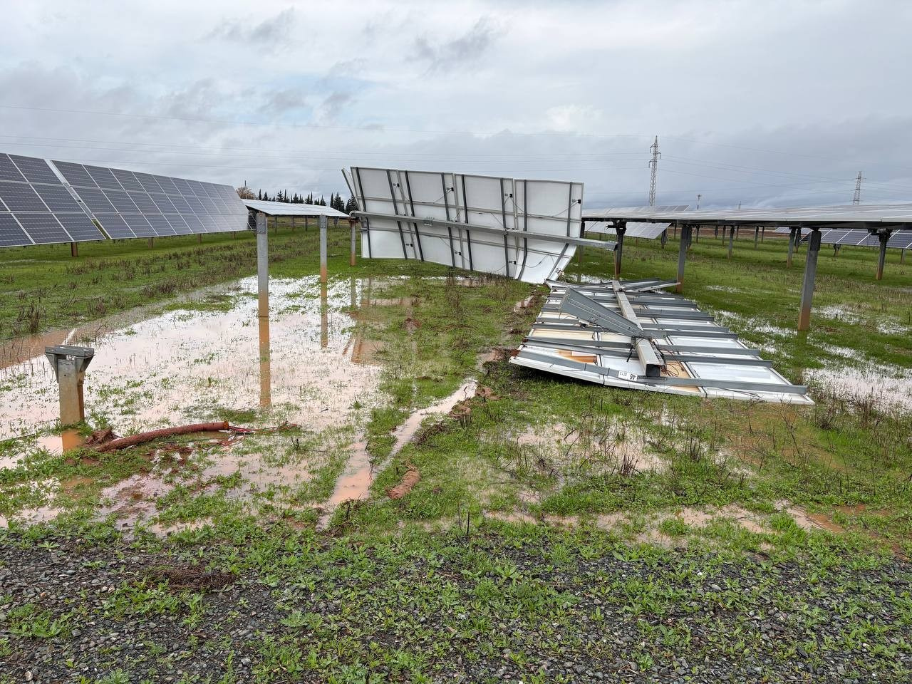 El temporal causó importantes daños en las infraestructuras de riego y energéticas de la Comunidad