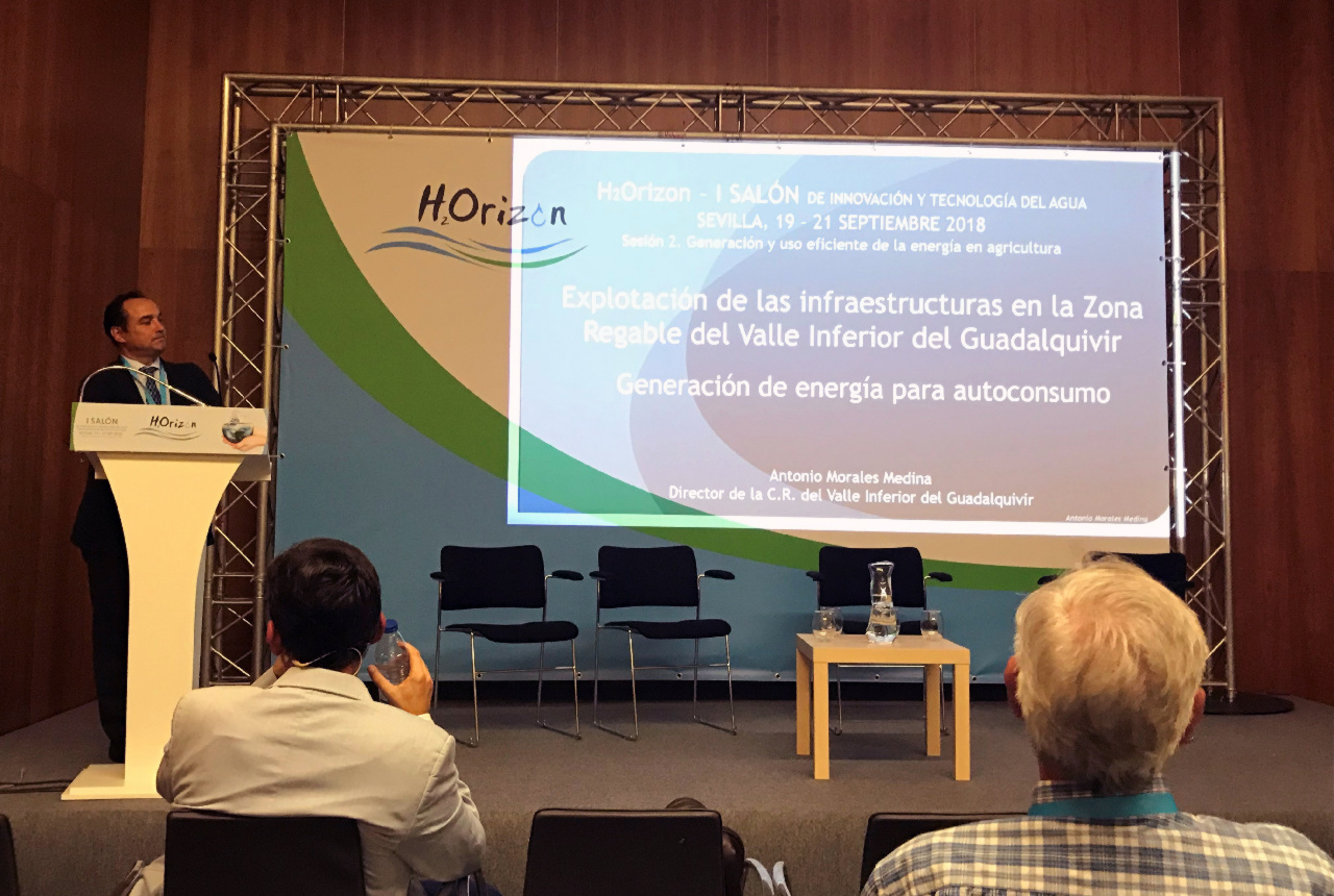 PRESENTADO EN H20RIZON EL PROYECTO DE PLANTA SOLAR FOTOVOLTAICA QUE ACABA DE LICITAR NUESTRA COMUNIDAD