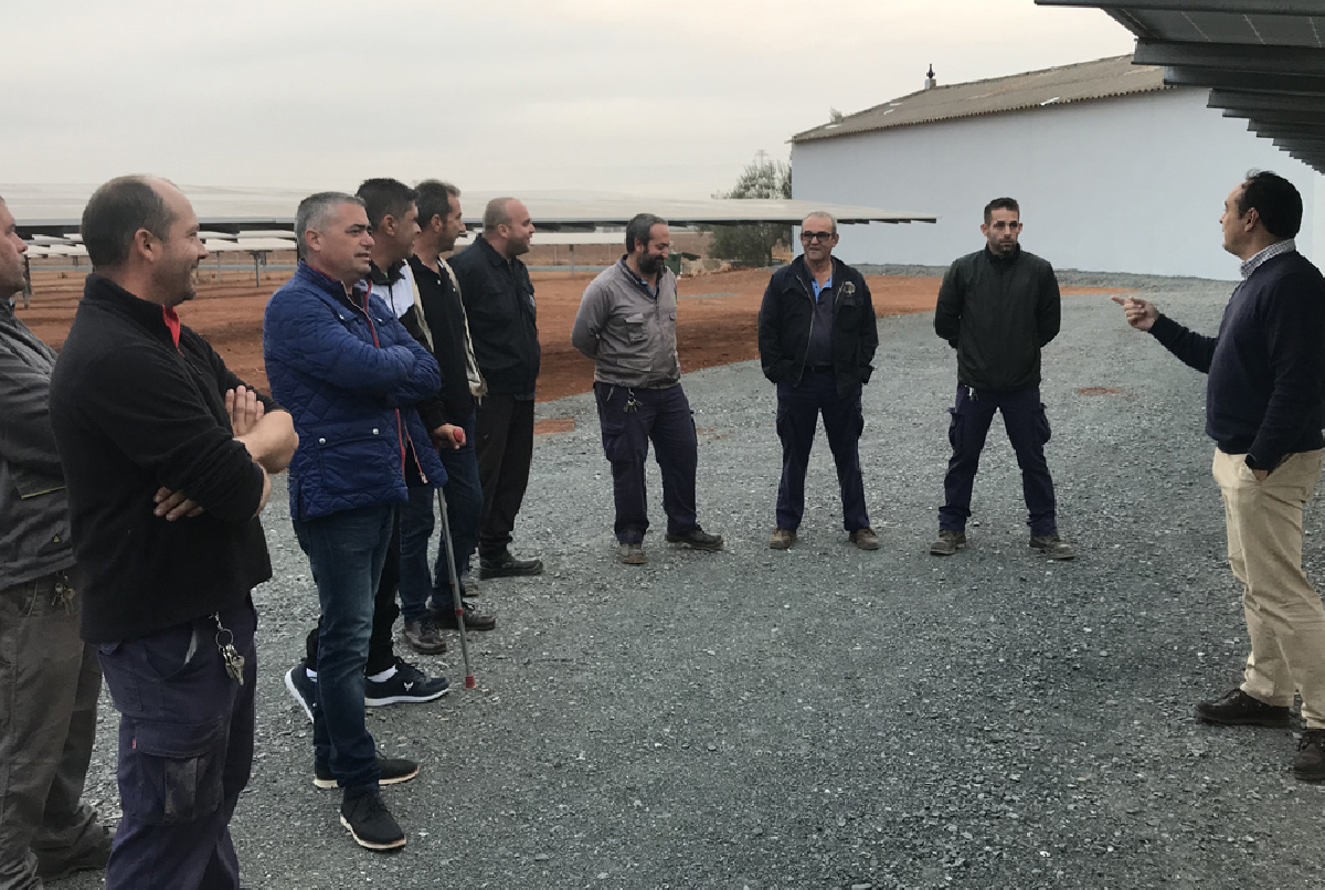 TODA LA PLANTILLA DE LA COMUNIDAD CONOCE IN SITU EL FUNCIONAMIENTO DE LA PLANTA