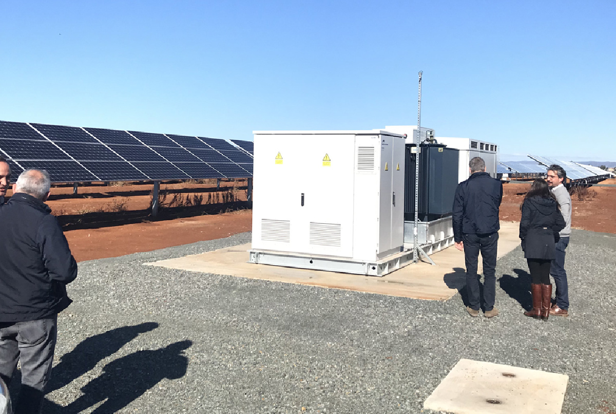 TÉCNICOS DE LA JUNTA DE ANDALUCÍA VISITAN LA PLANTA SOLAR DE FORMA PREVIA AL PAGO DE LAS AYUDAS APROBADAS