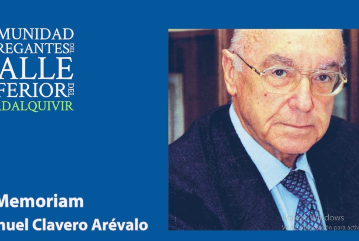 NUESTRO HOMENAJE A MANUEL CLAVERO ARÉVALO