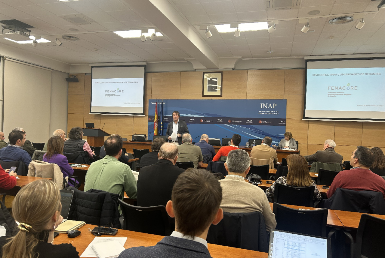 Participación en el curso de FENACORE para técnicos de comunidades de regantes