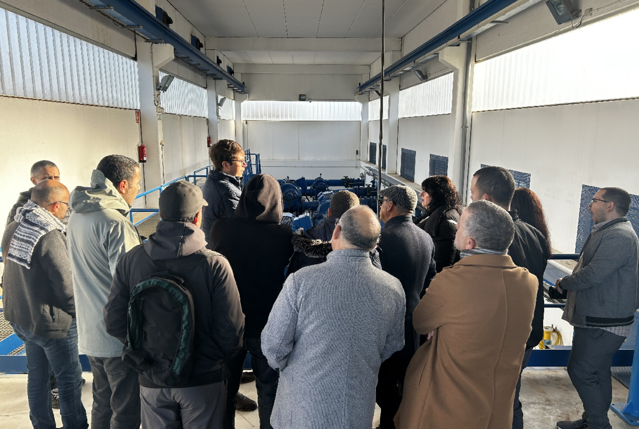 Una delegación del Ministerio de Agricultura de Marruecos visita nuestra Zona Regable