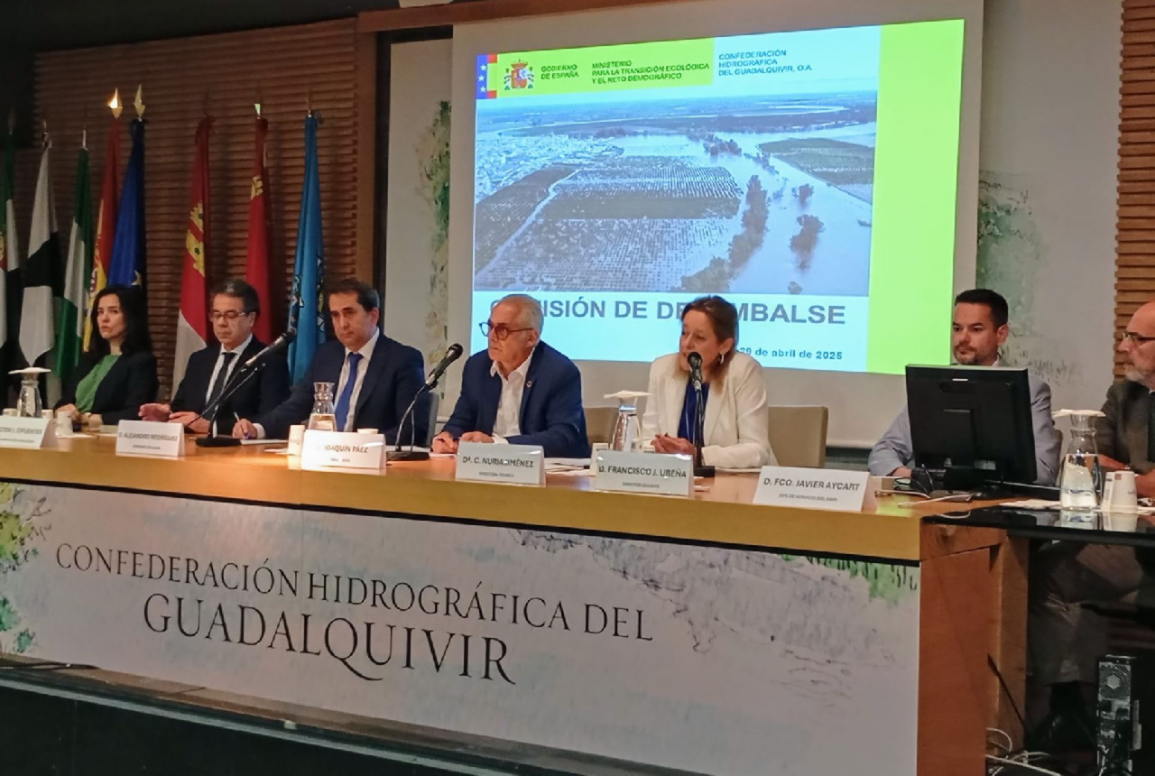 La Confederación Hidrográfica del Guadalquivir aprueba un desembalse de 1.200 hm3 y una dotación de 5.500 m3/ha