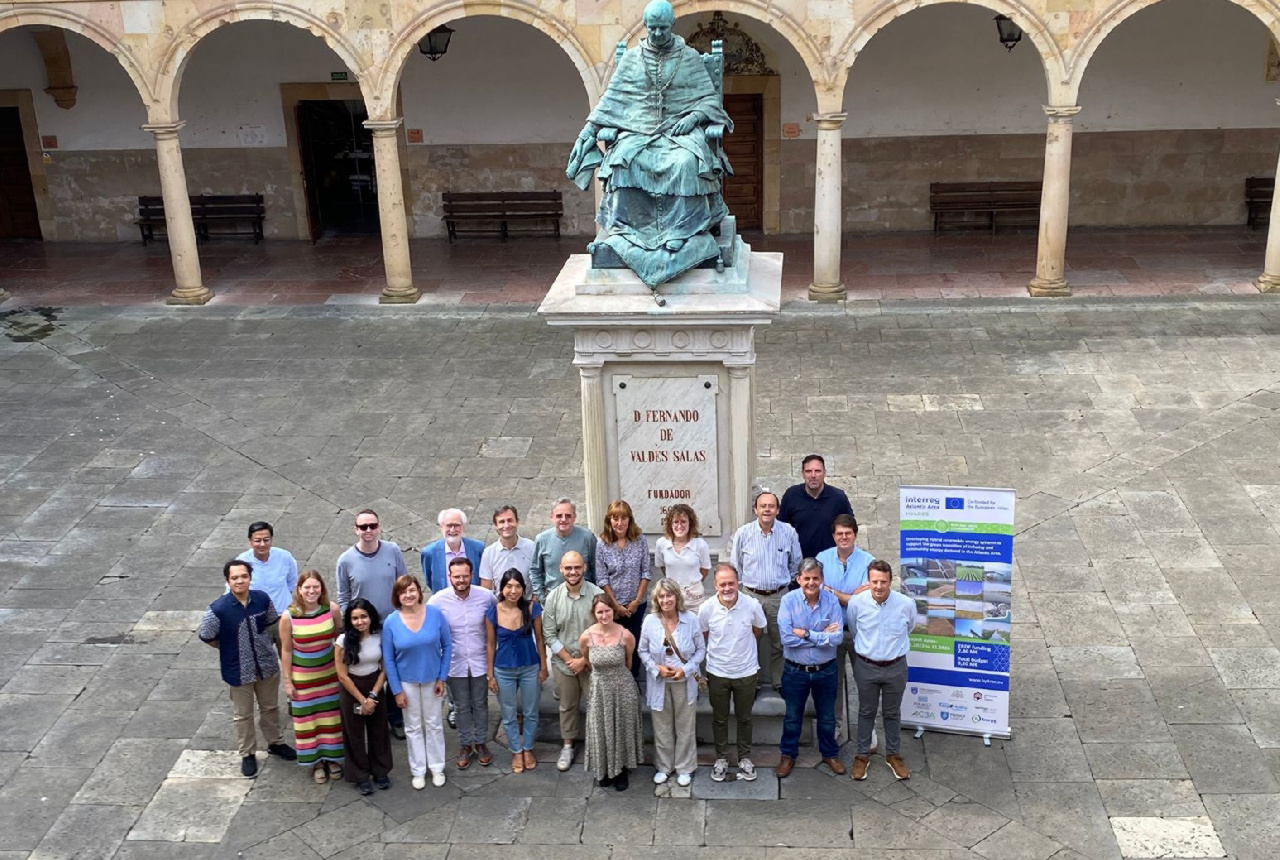 Presentes en el encuentro celebrado en Oviedo de los socios de HY4RES, que promueve el mix energético renovable